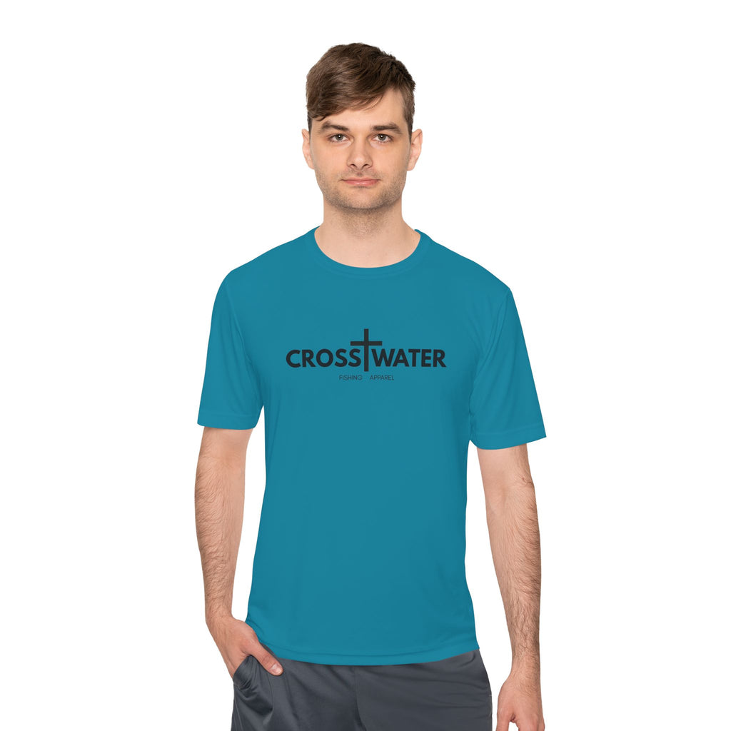 CROSSWATER Fishing Apparel - Unisex Moisture Wicking Fishing Tee