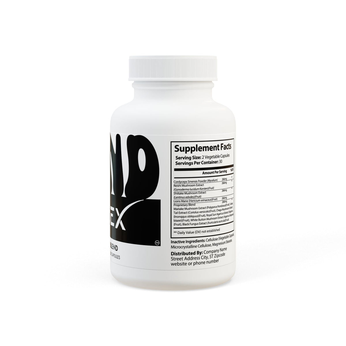 MIND by GraceX - Mushroom Blend Supplement (60 Capsules)
