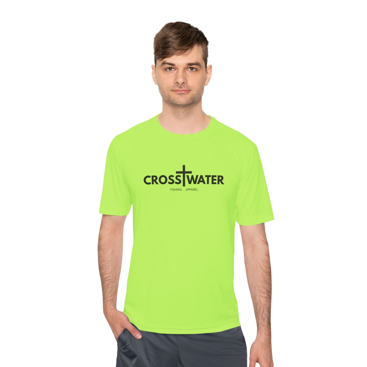 CROSSWATER Fishing Apparel - Unisex Moisture Wicking Fishing Tee