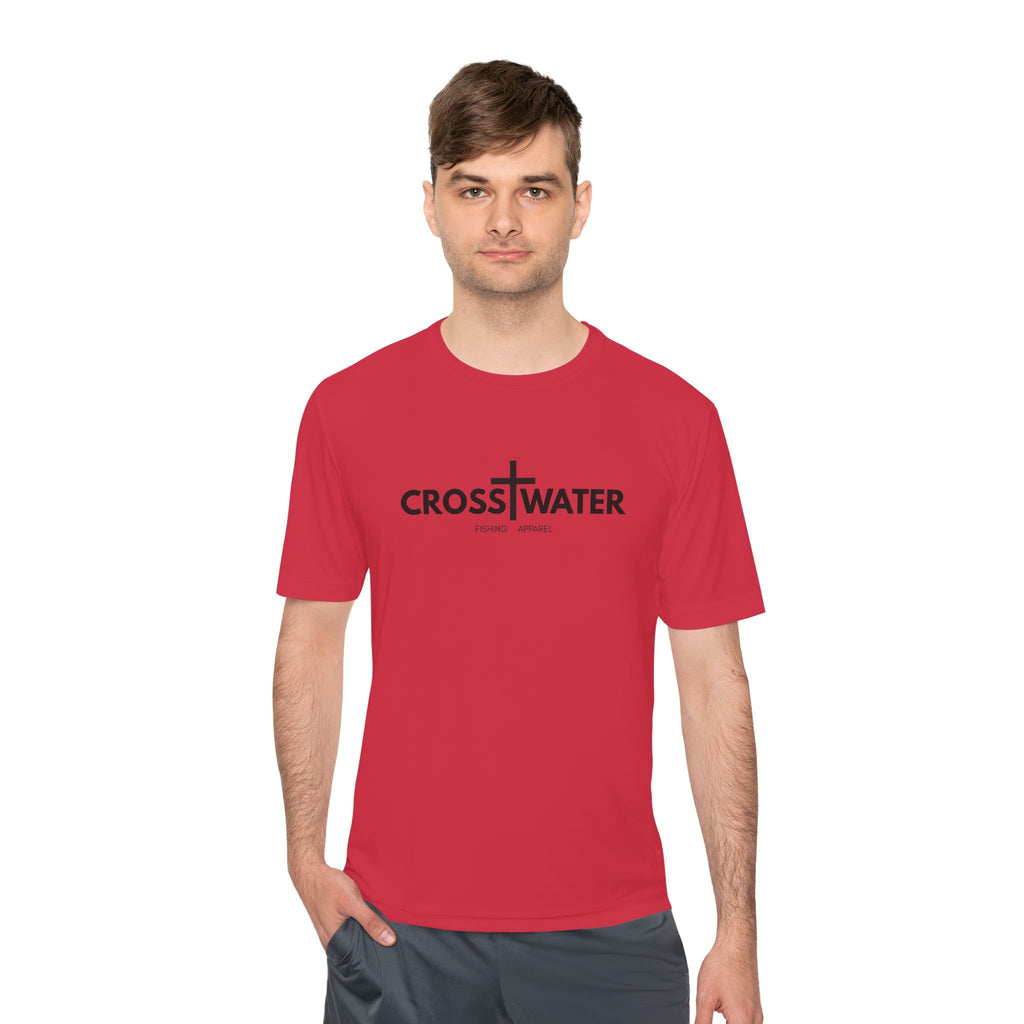 CROSSWATER Fishing Apparel - Unisex Moisture Wicking Fishing Tee