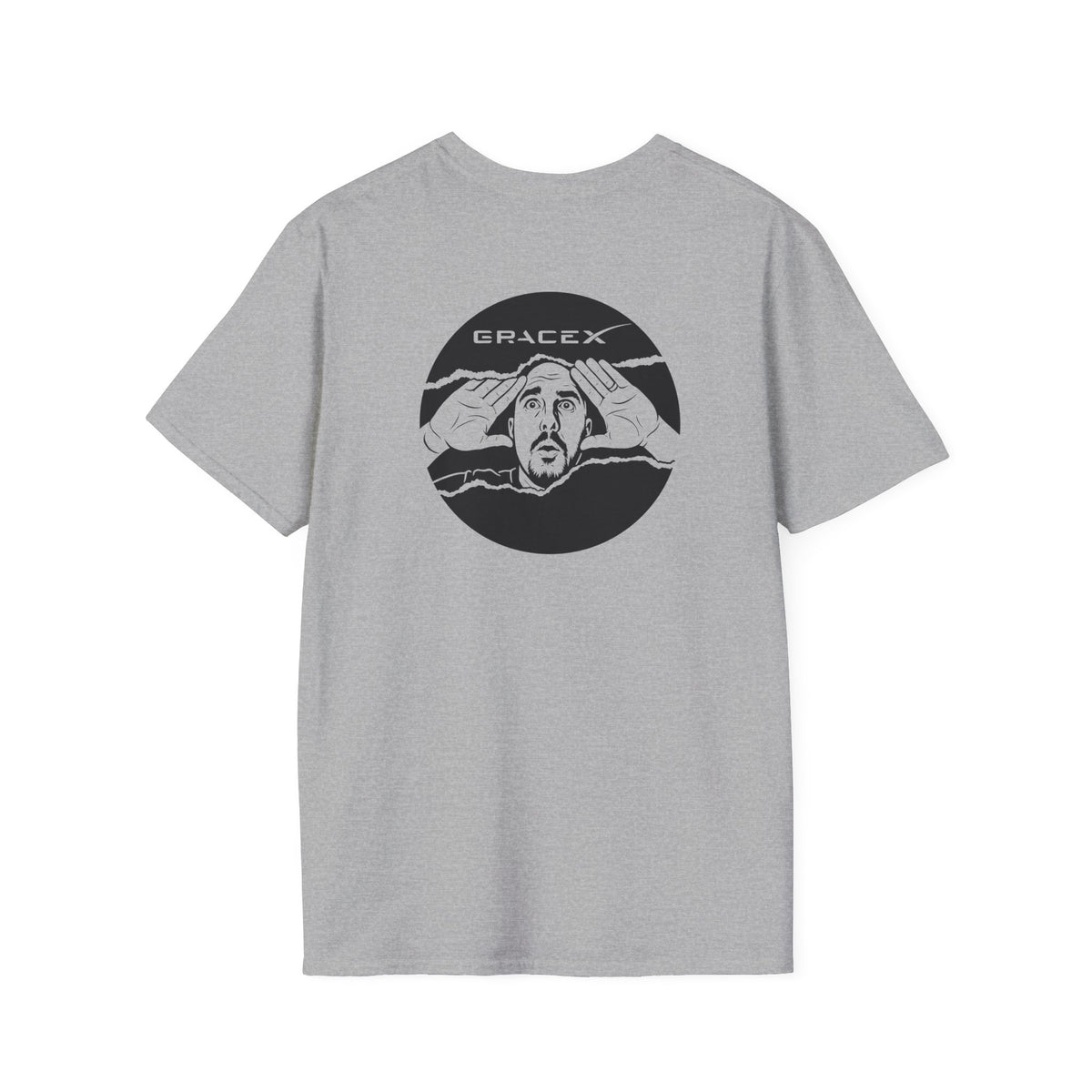GraceX - Eyes-Wide-Open - Graphic Unisex T-Shirt with Playful Design, Casual Wear, Unique Gift for Friends, Birthday Gift, Apparel for Space Enthusiasts