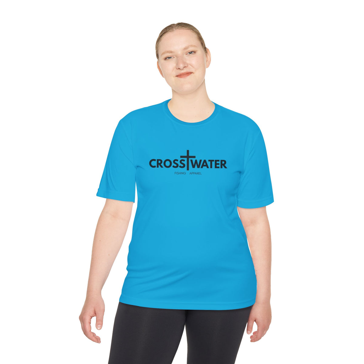 CROSSWATER Fishing Apparel - Unisex Moisture Wicking Fishing Tee