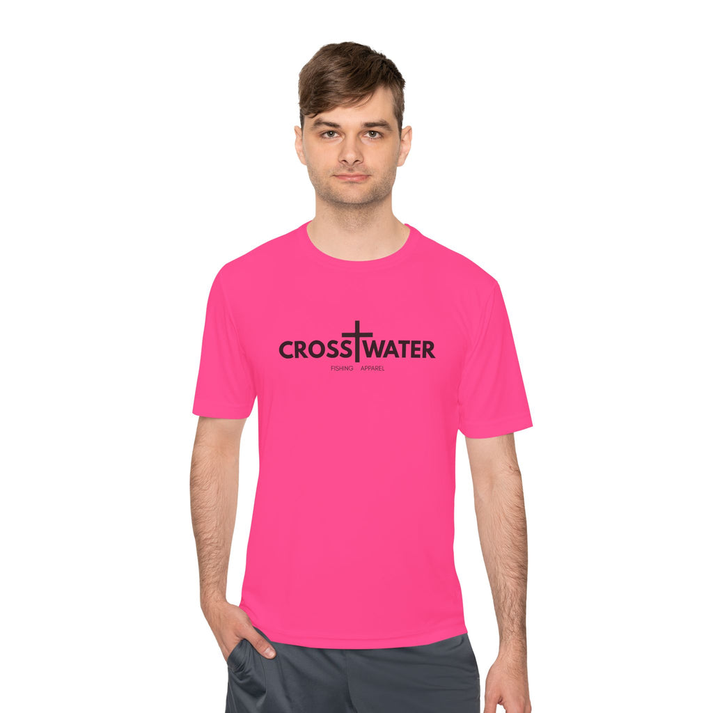 CROSSWATER Fishing Apparel - Unisex Moisture Wicking Fishing Tee