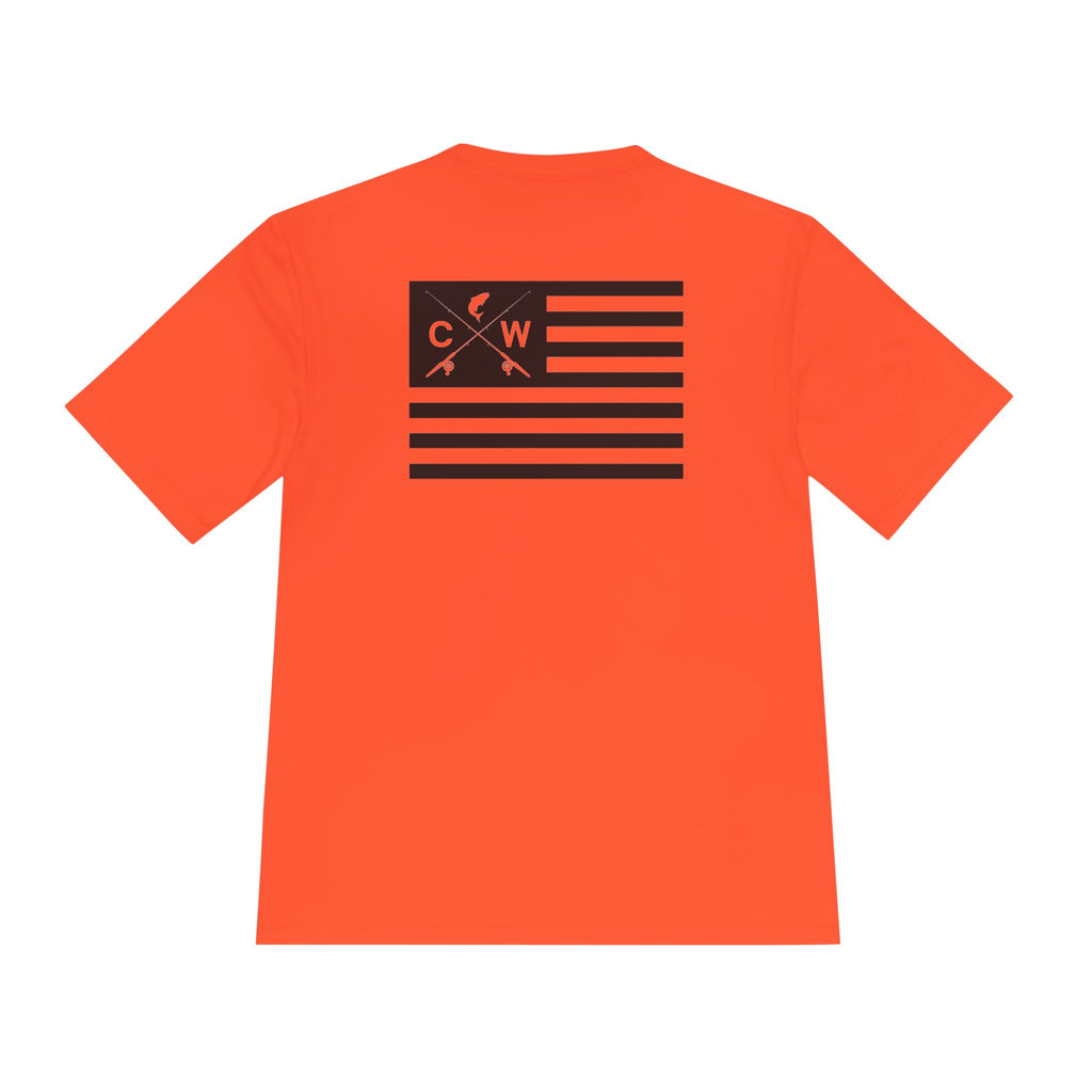 CROSSWATER Fishing Apparel - Unisex Moisture Wicking Fishing Tee