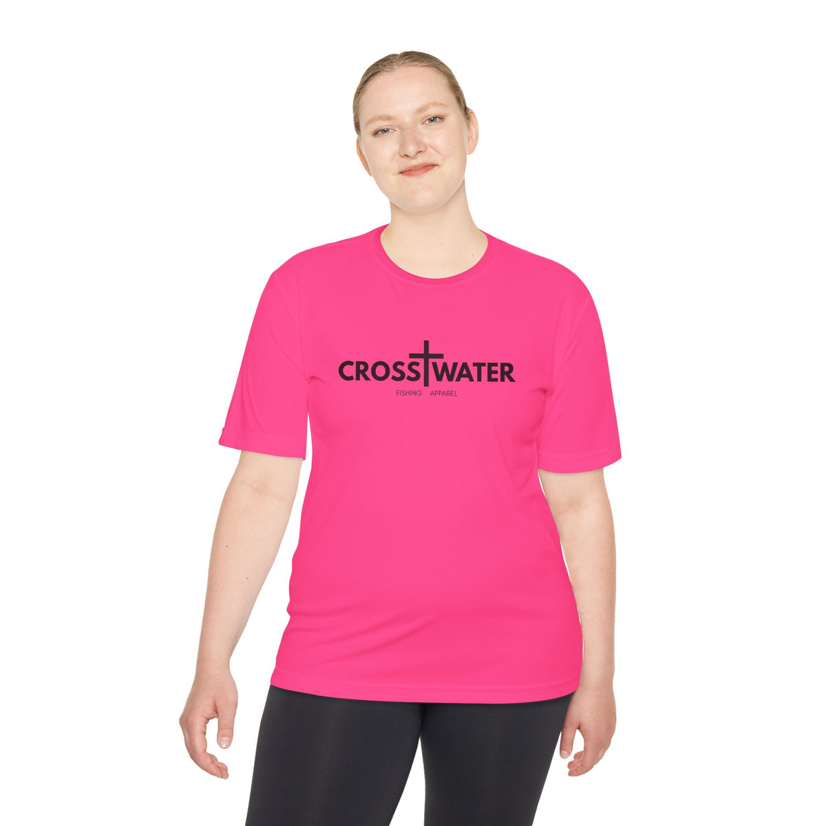 CROSSWATER Fishing Apparel - Unisex Moisture Wicking Fishing Tee