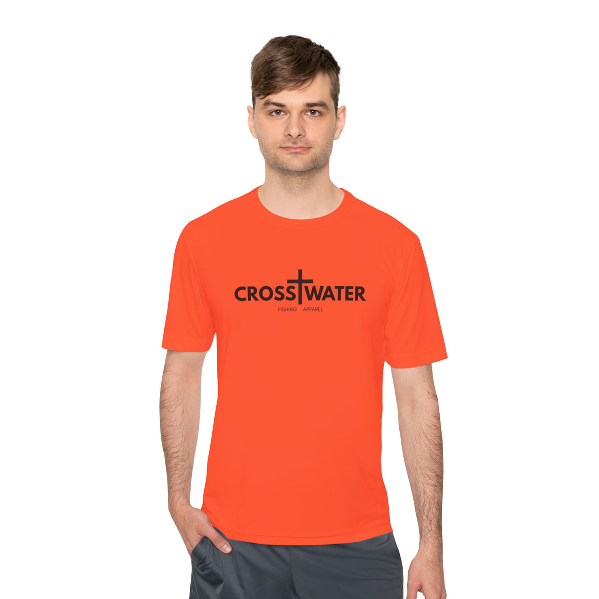CROSSWATER Fishing Apparel - Unisex Moisture Wicking Fishing Tee