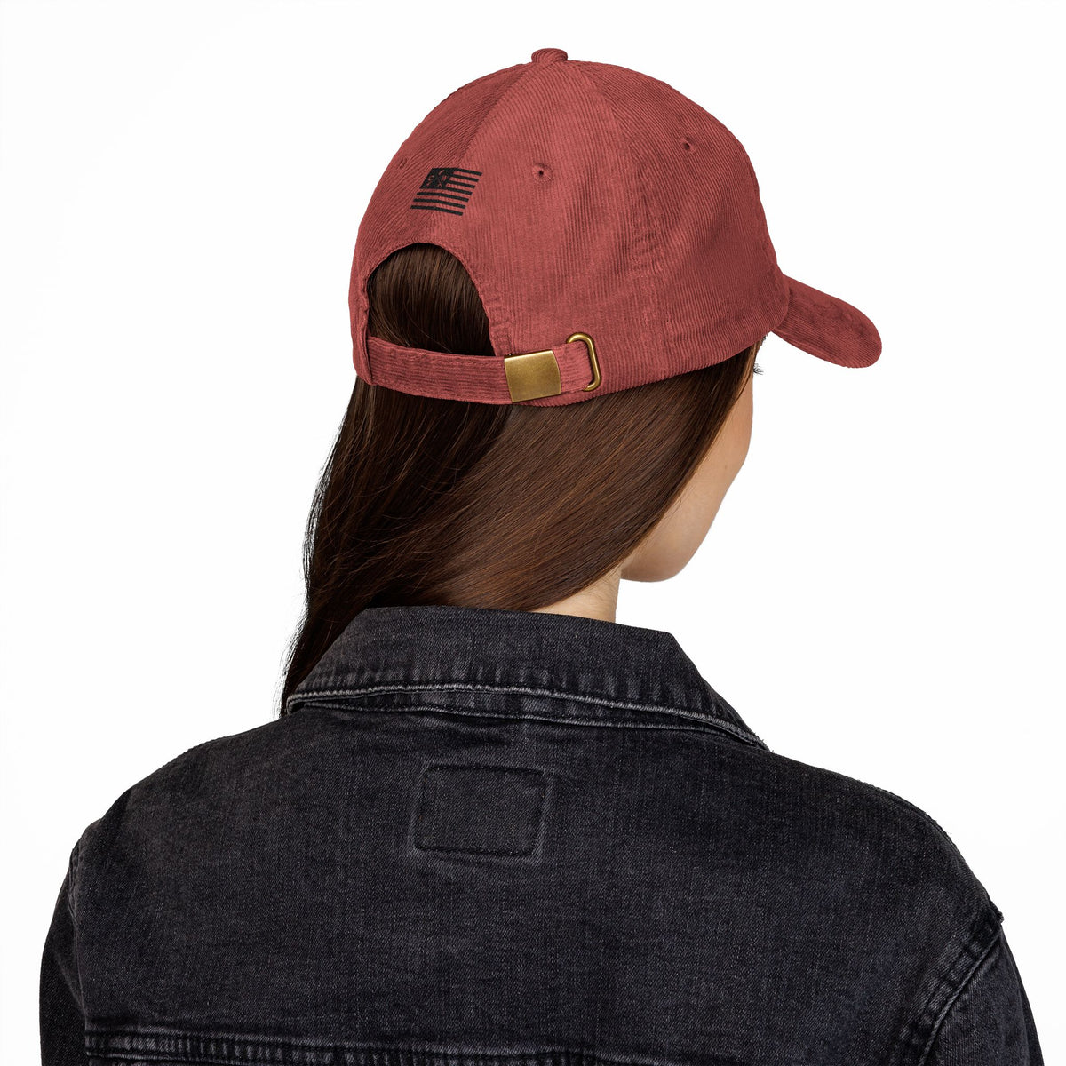 CROSSWATER Fishing Apparel - Vintage Corduroy Cap - Stylish Embroidered Hat for Casual Fishing Days