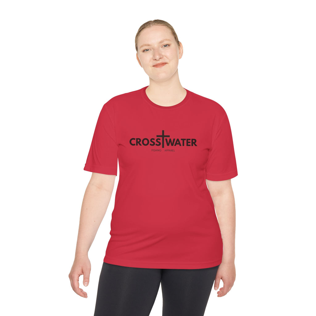 CROSSWATER Fishing Apparel - Unisex Moisture Wicking Fishing Tee