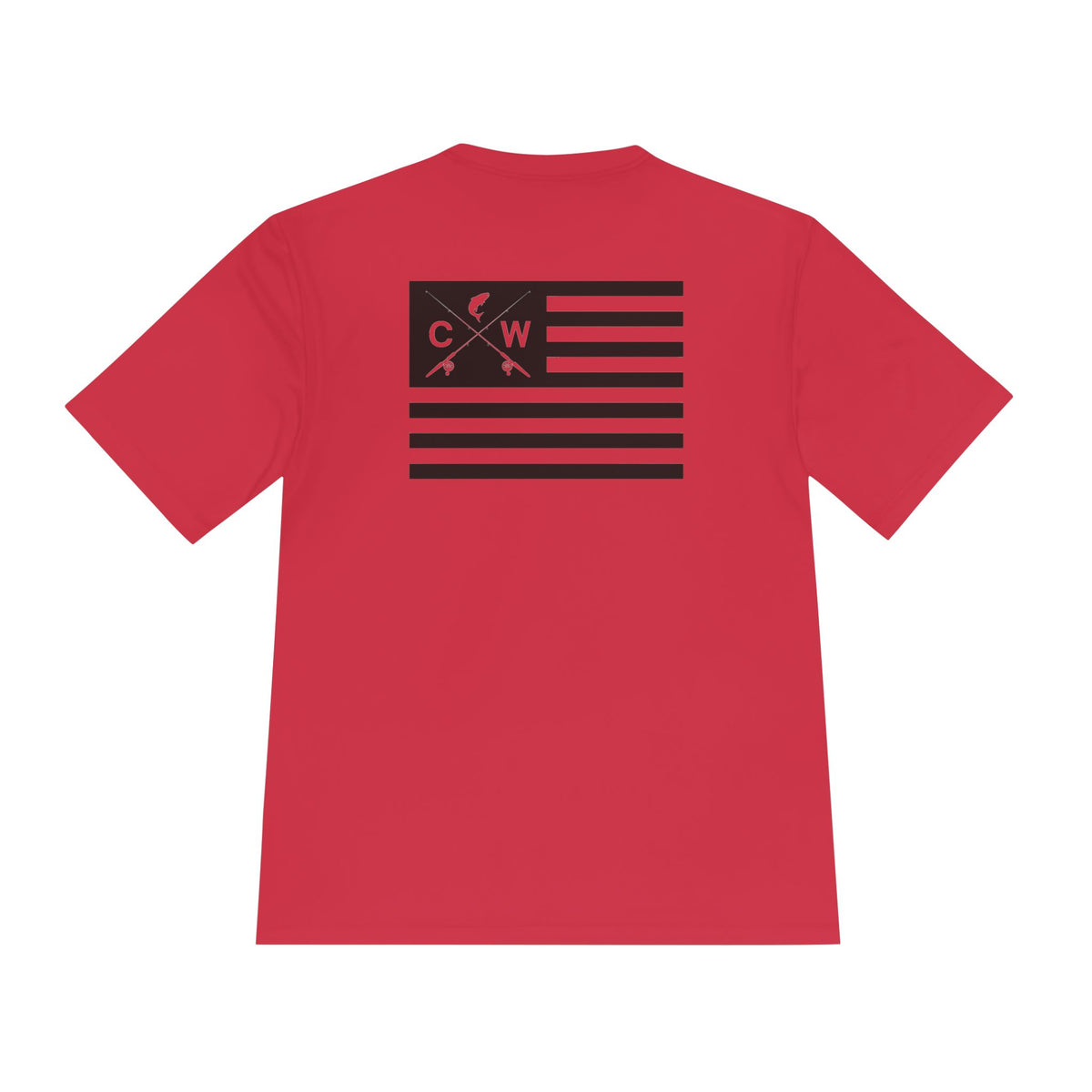 CROSSWATER Fishing Apparel - Unisex Moisture Wicking Fishing Tee