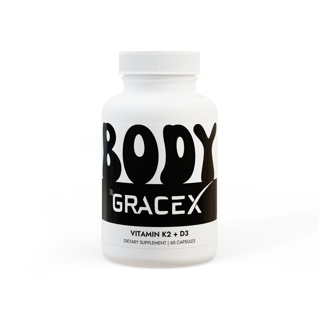 BODY by GraceX - Vitamin K2 + D3 Supplement (60 Capsules)