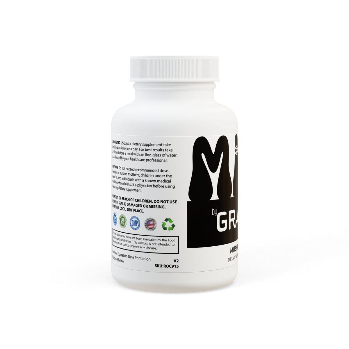 MIND by GraceX - Mushroom Blend Supplement (60 Capsules)