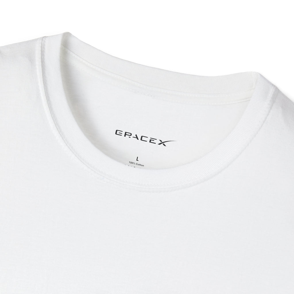 GraceX - ICONIC - Unisex Softstyle T-Shirt, Casual Graphic Tee, Space Enthusiast Gift, Trendy Everyday Wear, Sci-Fi Fan Apparel