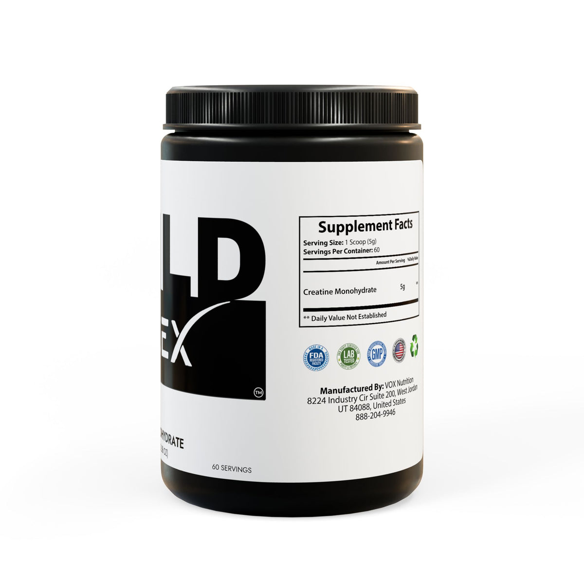 BUILD by GraceX, Creatine Monohydrate Supplement (300g, 10.58oz)