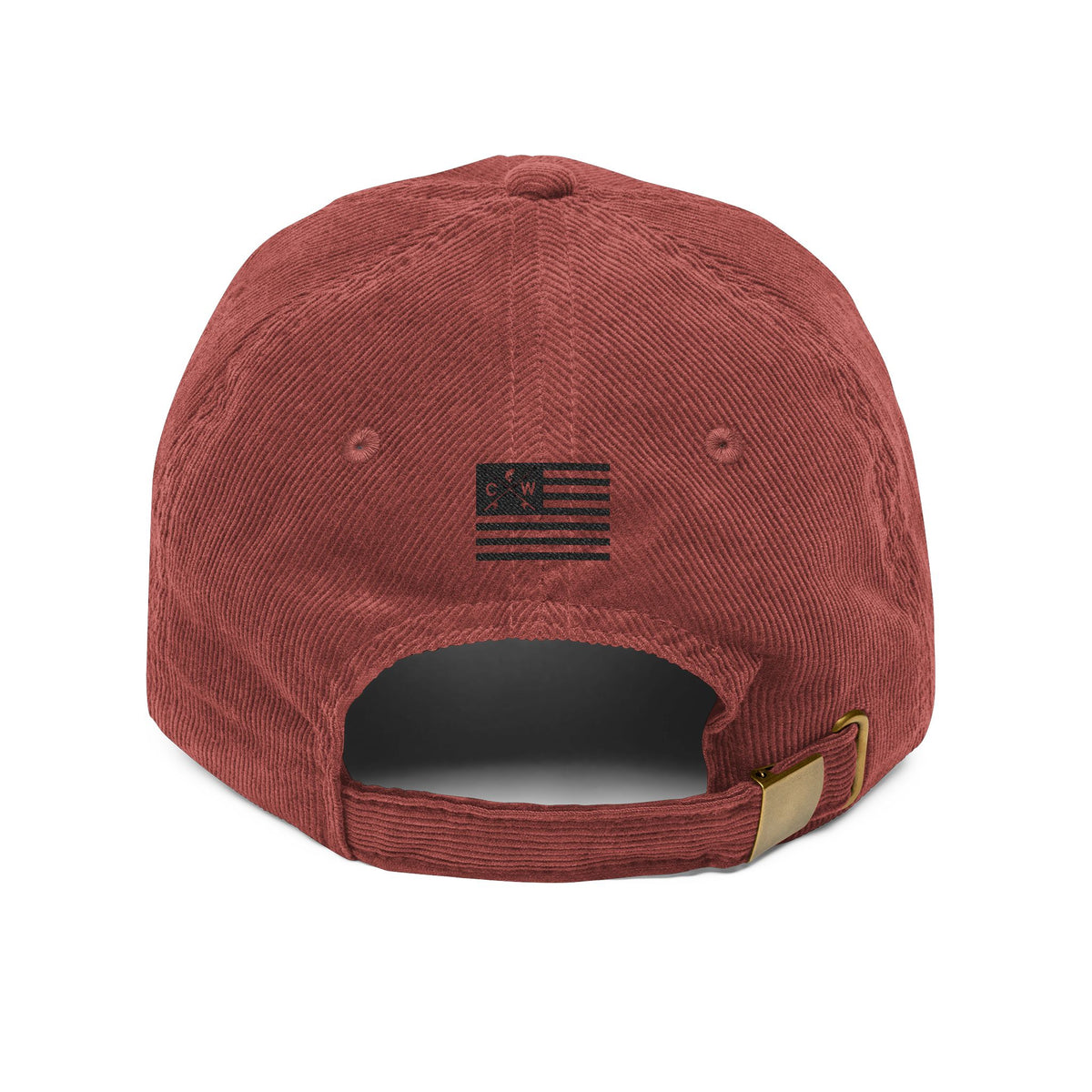 CROSSWATER Fishing Apparel - Vintage Corduroy Cap - Stylish Embroidered Hat for Casual Fishing Days
