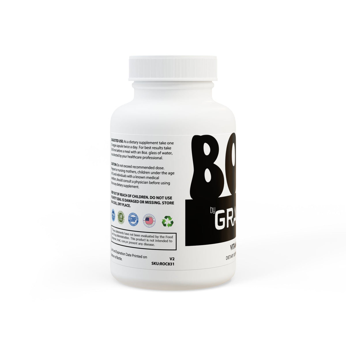 BODY by GraceX - Vitamin K2 + D3 Supplement (60 Capsules)