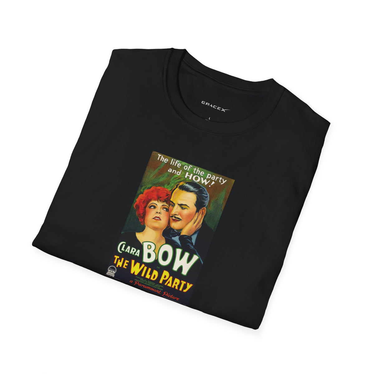 GraceX - Vintage Film Series Tees - The Wild Party Movie Poster Unisex T-Shirt | Retro Fashion Tee for Film Lovers, Gift for Cinema Fans, Unique Graphic Shirt, Casual Wear