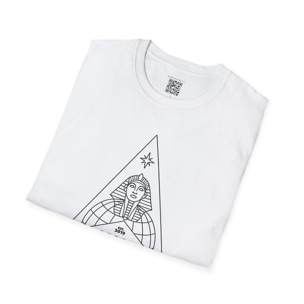 GRACEX — US SPACE FORCE - Sphinx Triangle Graphic T-Shirt — Minimalist Retro Logo Tee