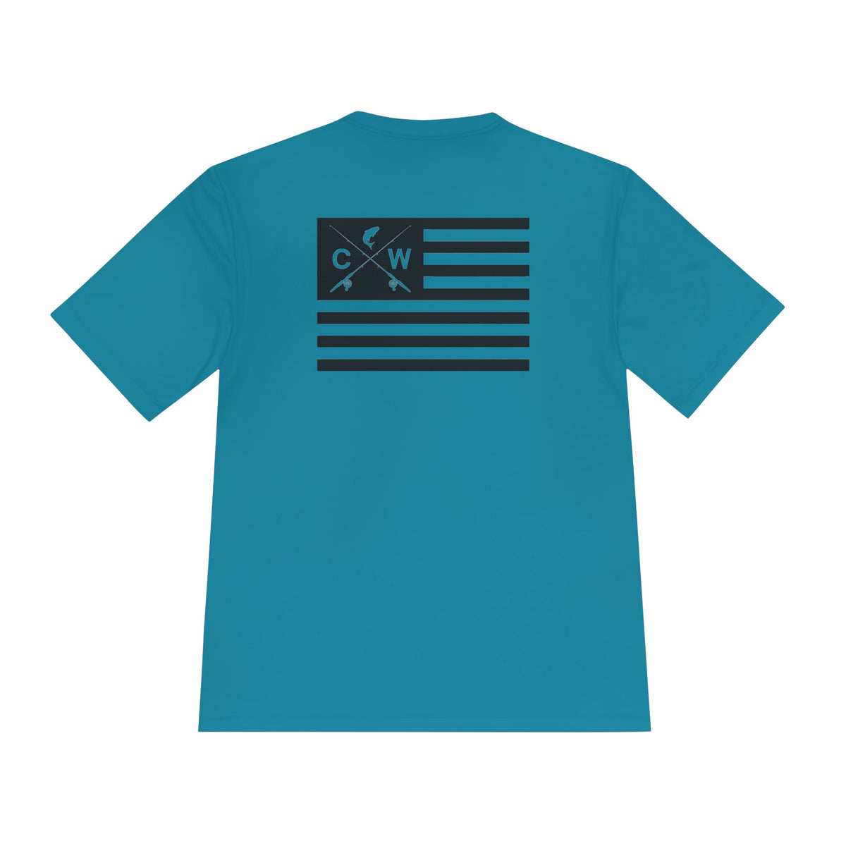 CROSSWATER Fishing Apparel - Unisex Moisture Wicking Fishing Tee