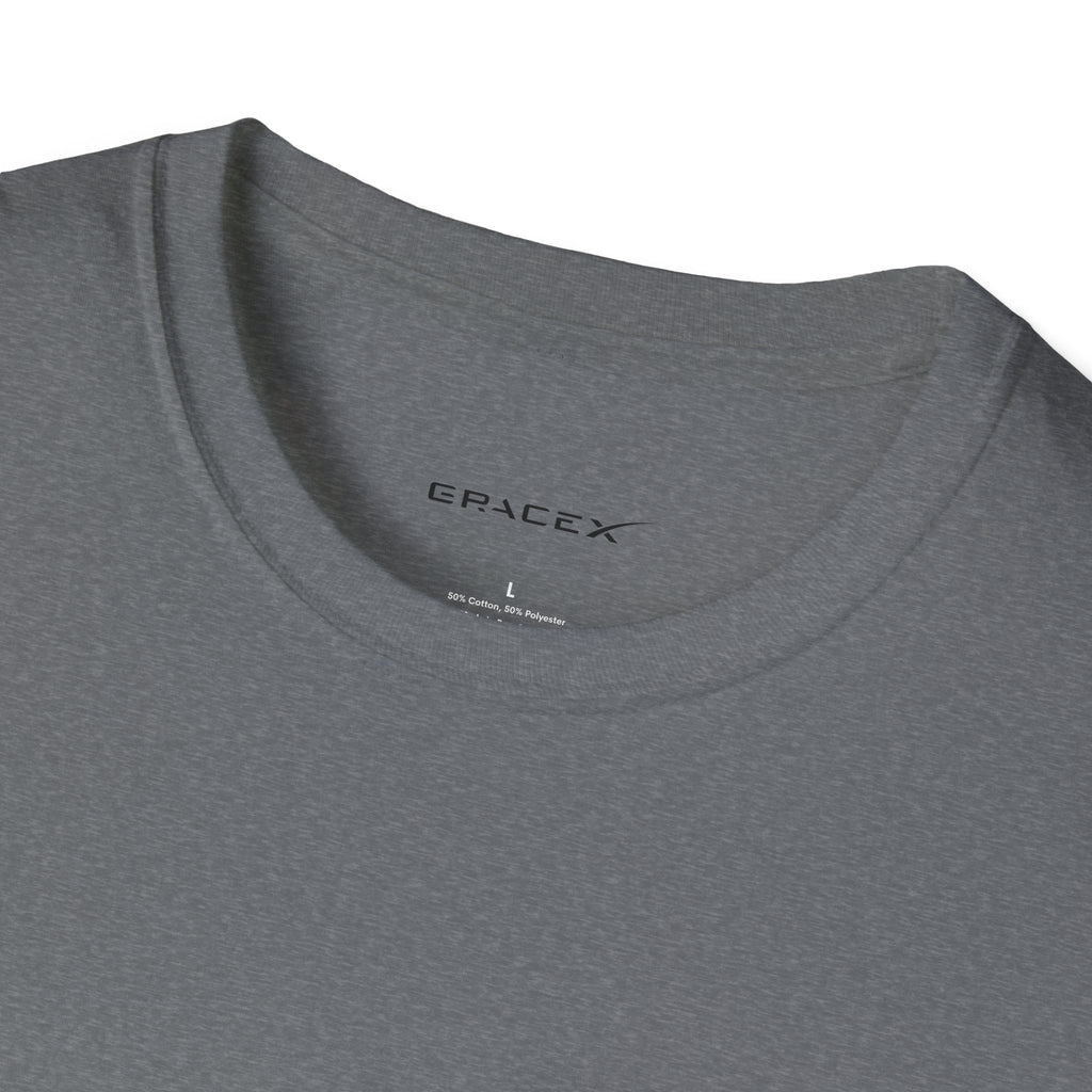 GraceX - ICONIC - Unisex Softstyle T-Shirt, Casual Graphic Tee, Space Enthusiast Gift, Trendy Everyday Wear, Sci-Fi Fan Apparel