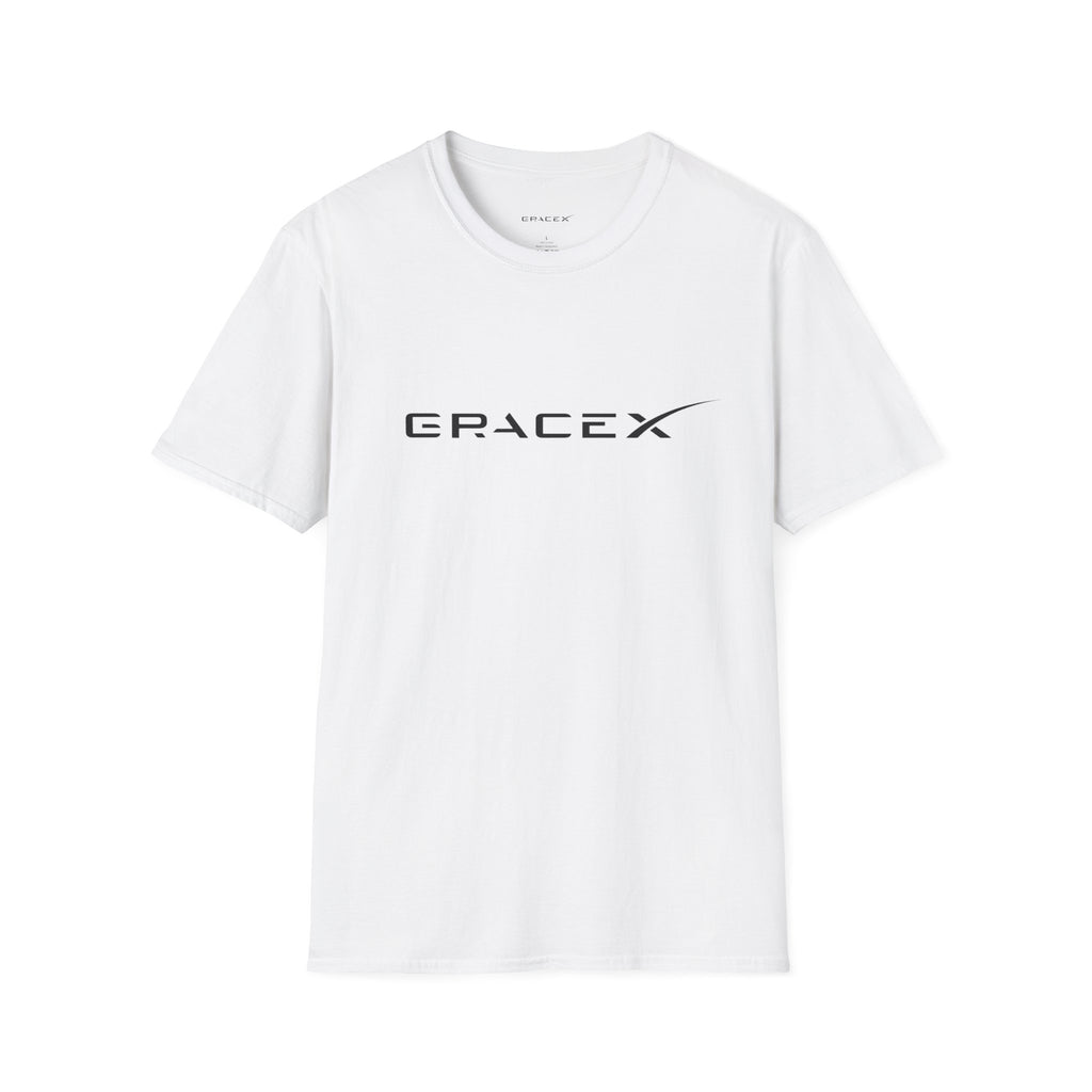 GraceX - ICONIC - Unisex Softstyle T-Shirt, Casual Graphic Tee, Space Enthusiast Gift, Trendy Everyday Wear, Sci-Fi Fan Apparel