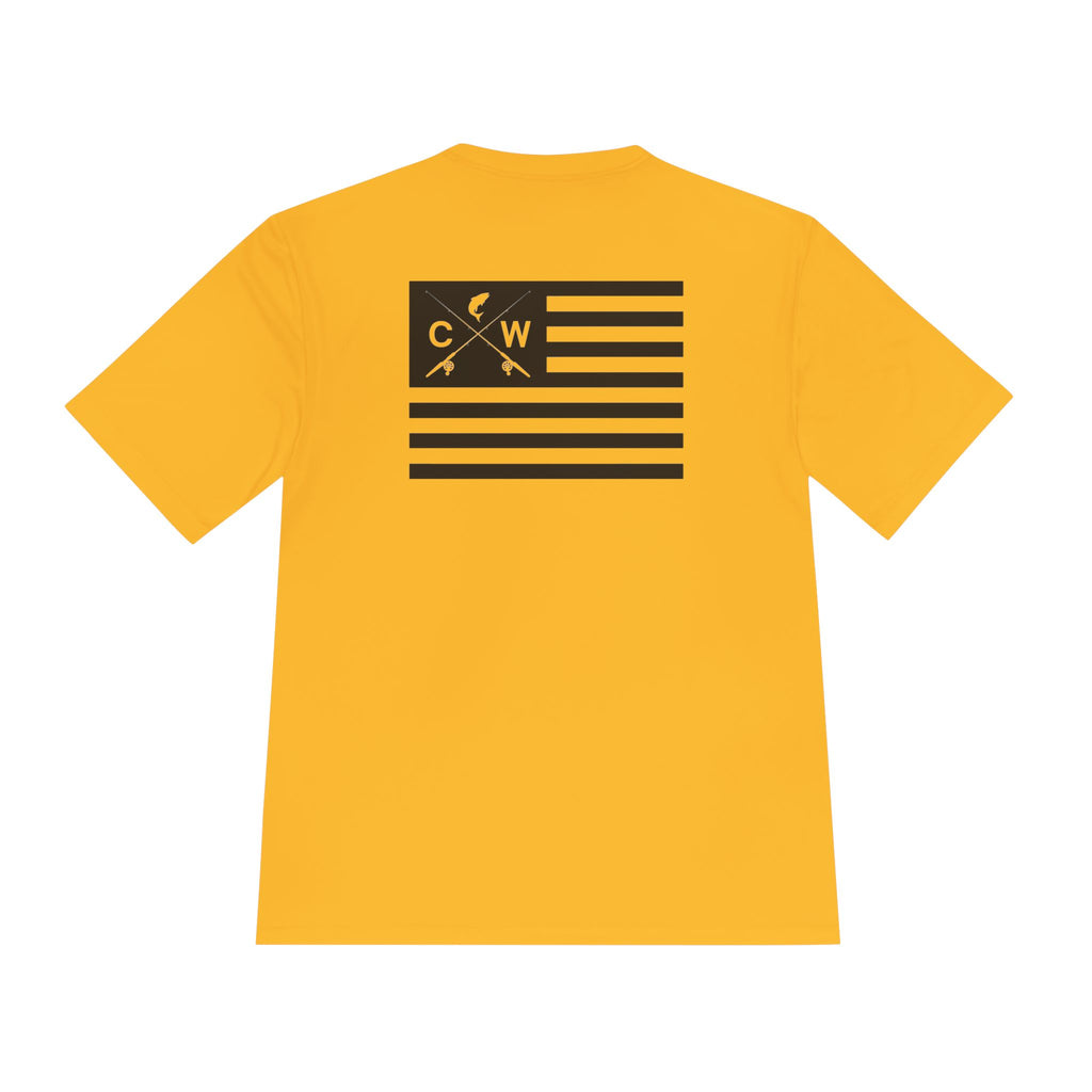 CROSSWATER Fishing Apparel - Unisex Moisture Wicking Fishing Tee