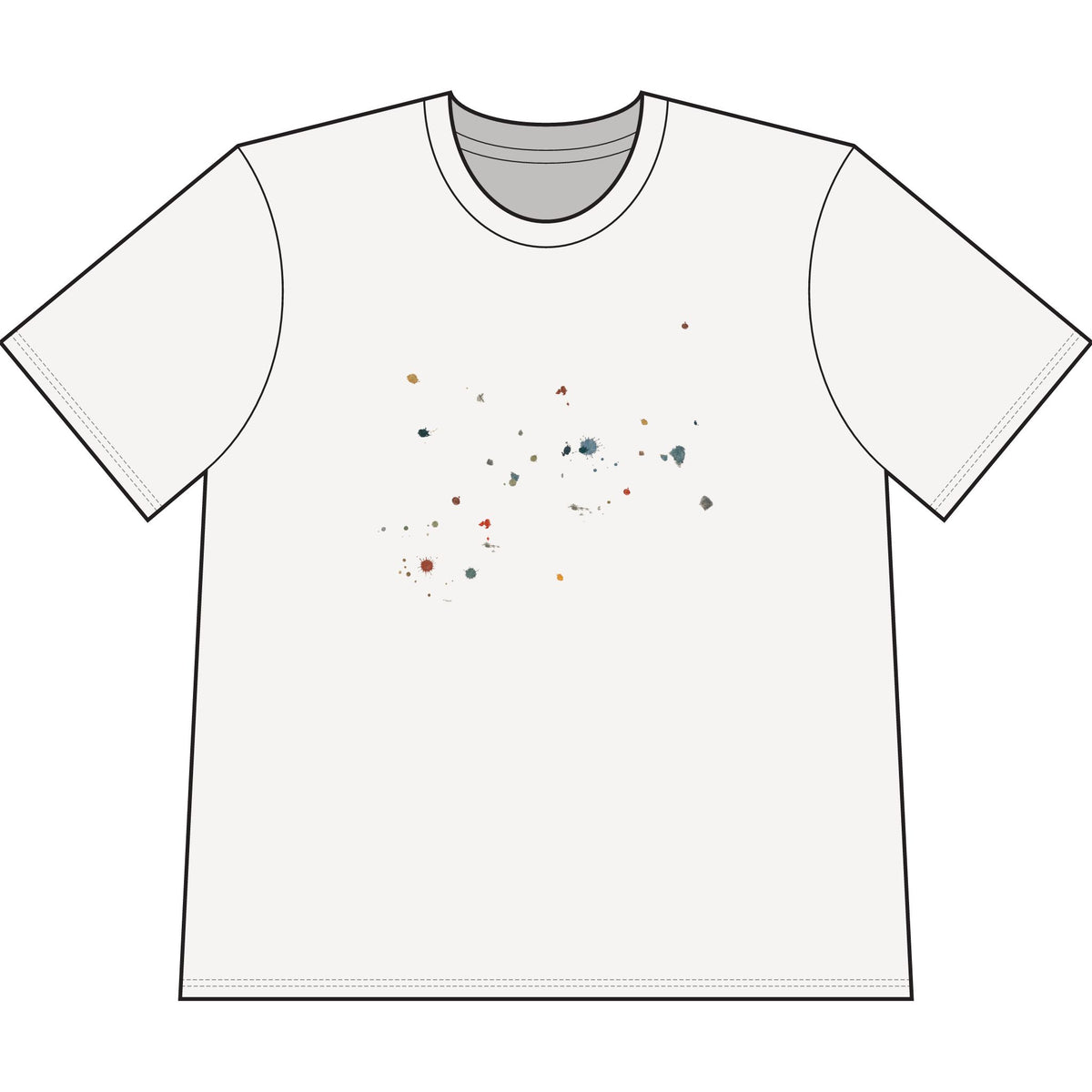 LAME Painter’s Cropped Tee —