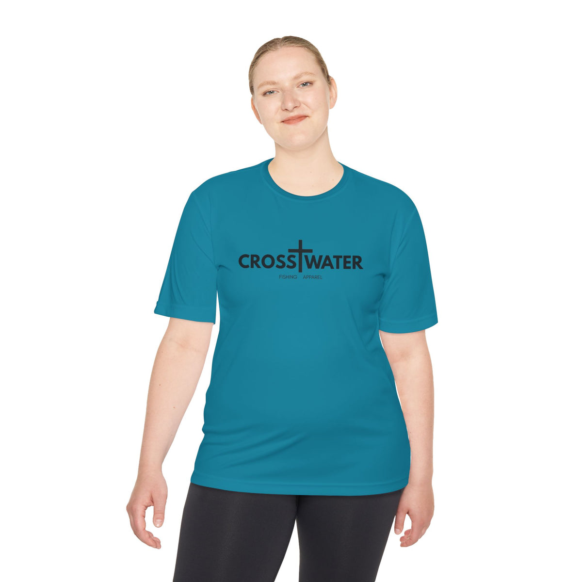 CROSSWATER Fishing Apparel - Unisex Moisture Wicking Fishing Tee
