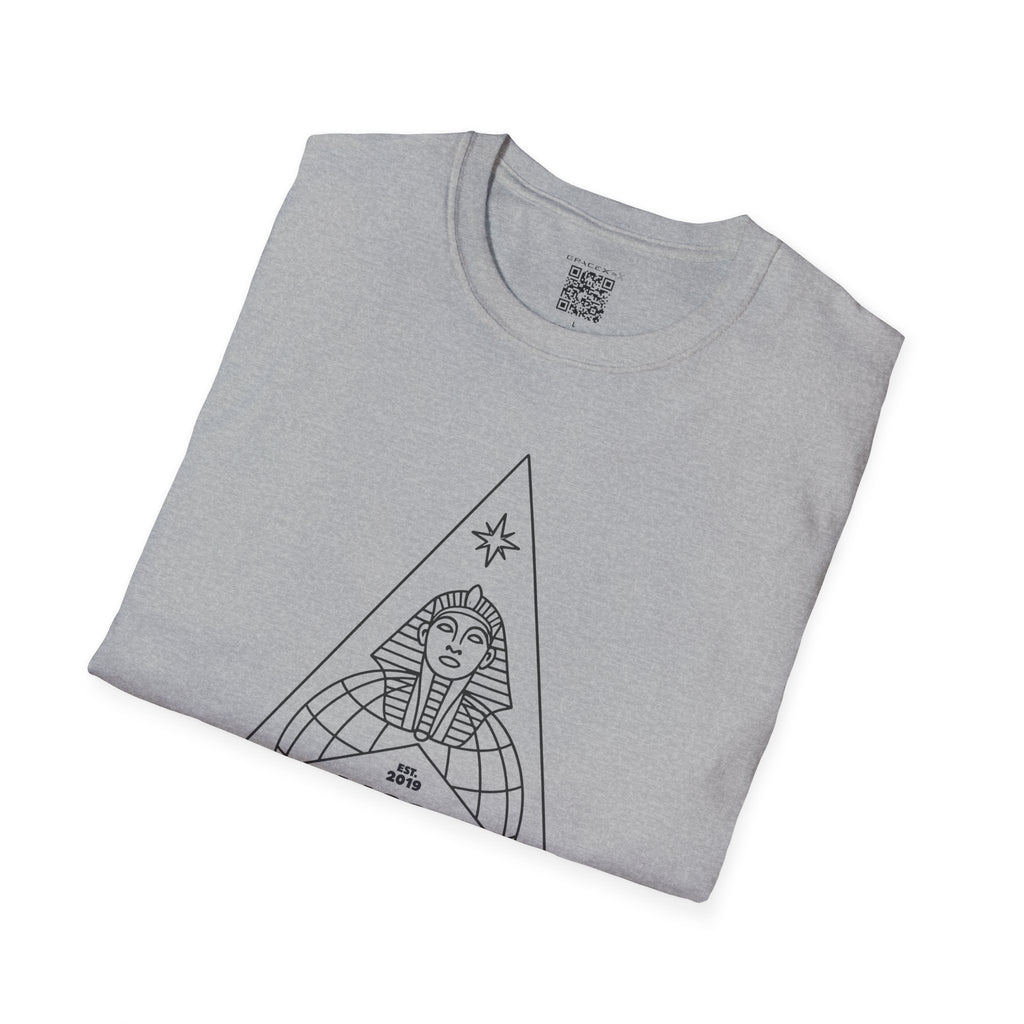 GRACEX — US SPACE FORCE - Sphinx Triangle Graphic T-Shirt — Minimalist Retro Logo Tee