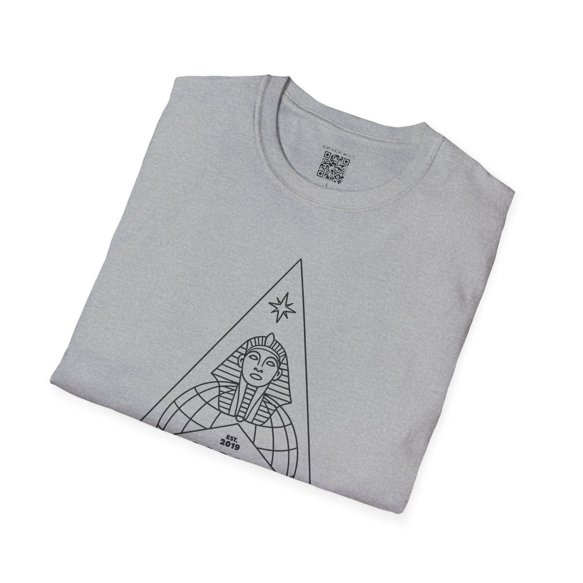 GRACEX — US SPACE FORCE - Sphinx Triangle Graphic T-Shirt — Minimalist Retro Logo Tee