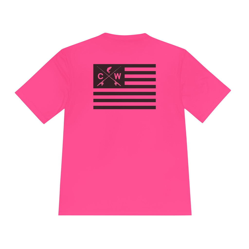 CROSSWATER Fishing Apparel - Unisex Moisture Wicking Fishing Tee