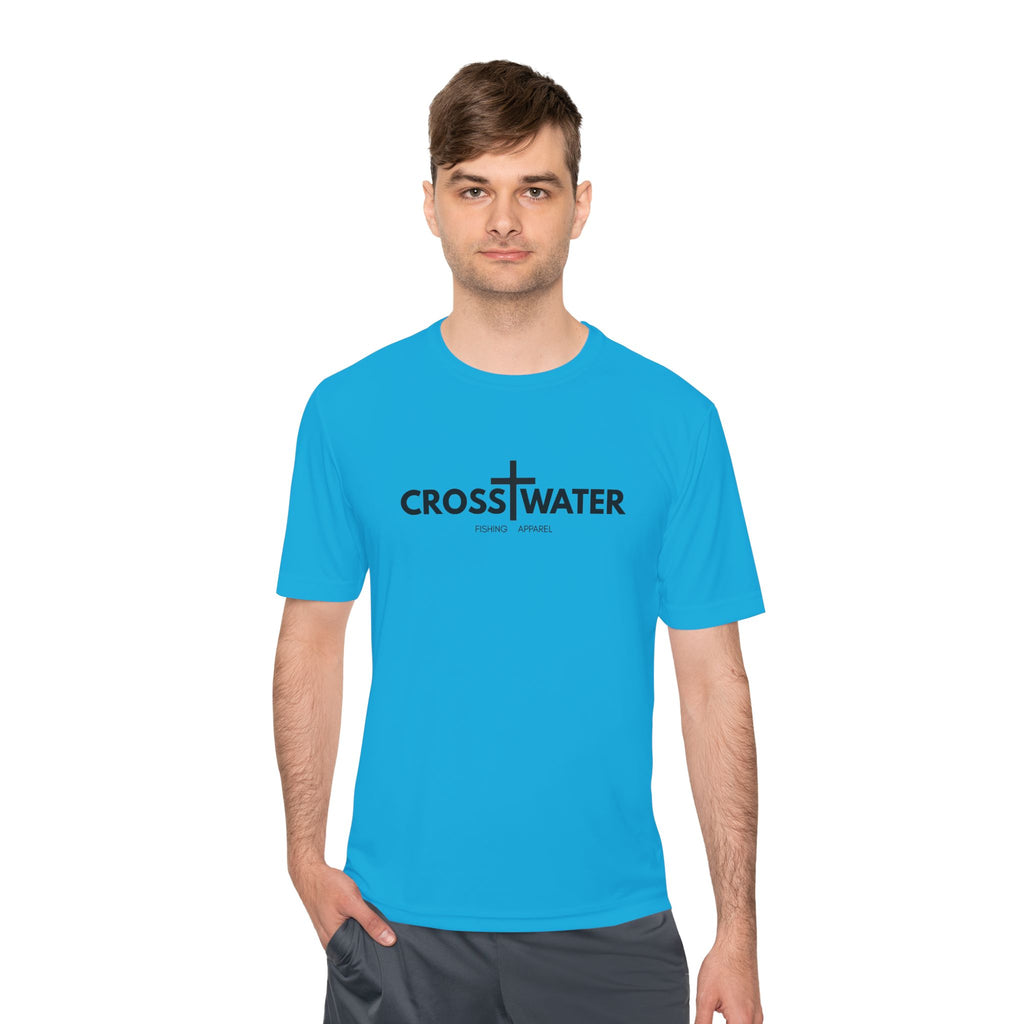 CROSSWATER Fishing Apparel - Unisex Moisture Wicking Fishing Tee