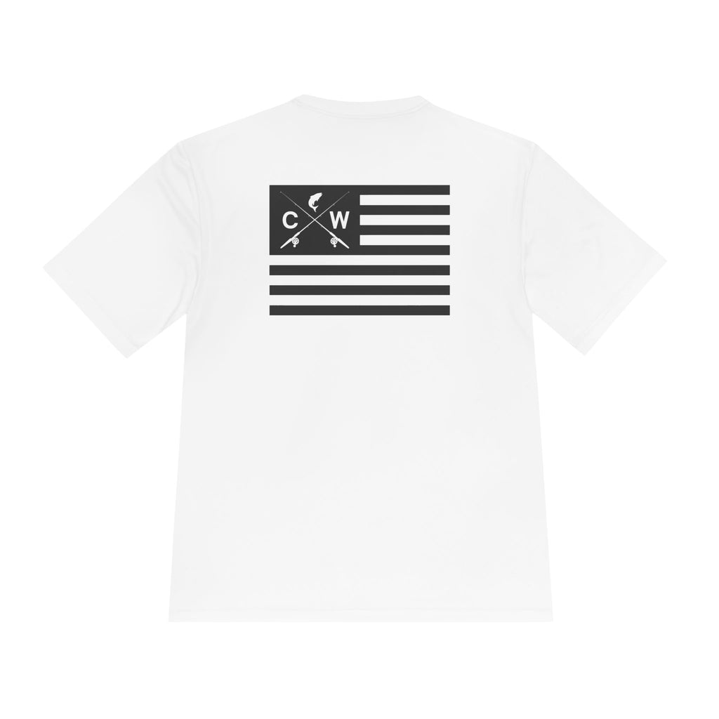 CROSSWATER Fishing Apparel - Unisex Moisture Wicking Fishing Tee