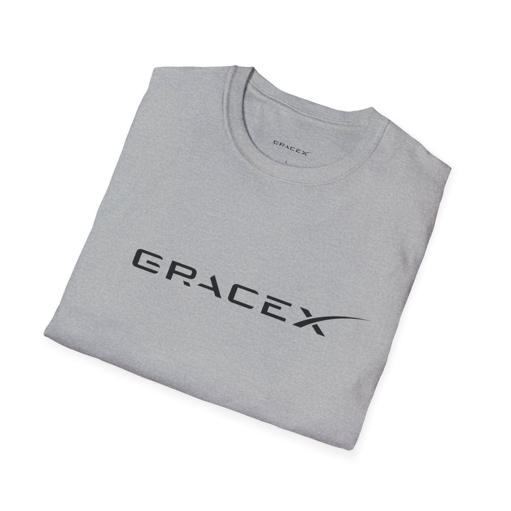 GraceX - ICONIC - Unisex Softstyle T-Shirt, Casual Graphic Tee, Space Enthusiast Gift, Trendy Everyday Wear, Sci-Fi Fan Apparel