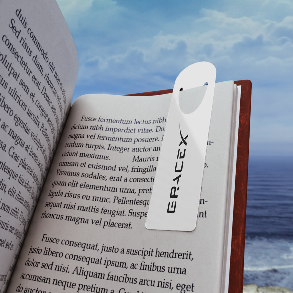 GraceX Metal Bookmark – Brushed Stainless Steel Reading Marker