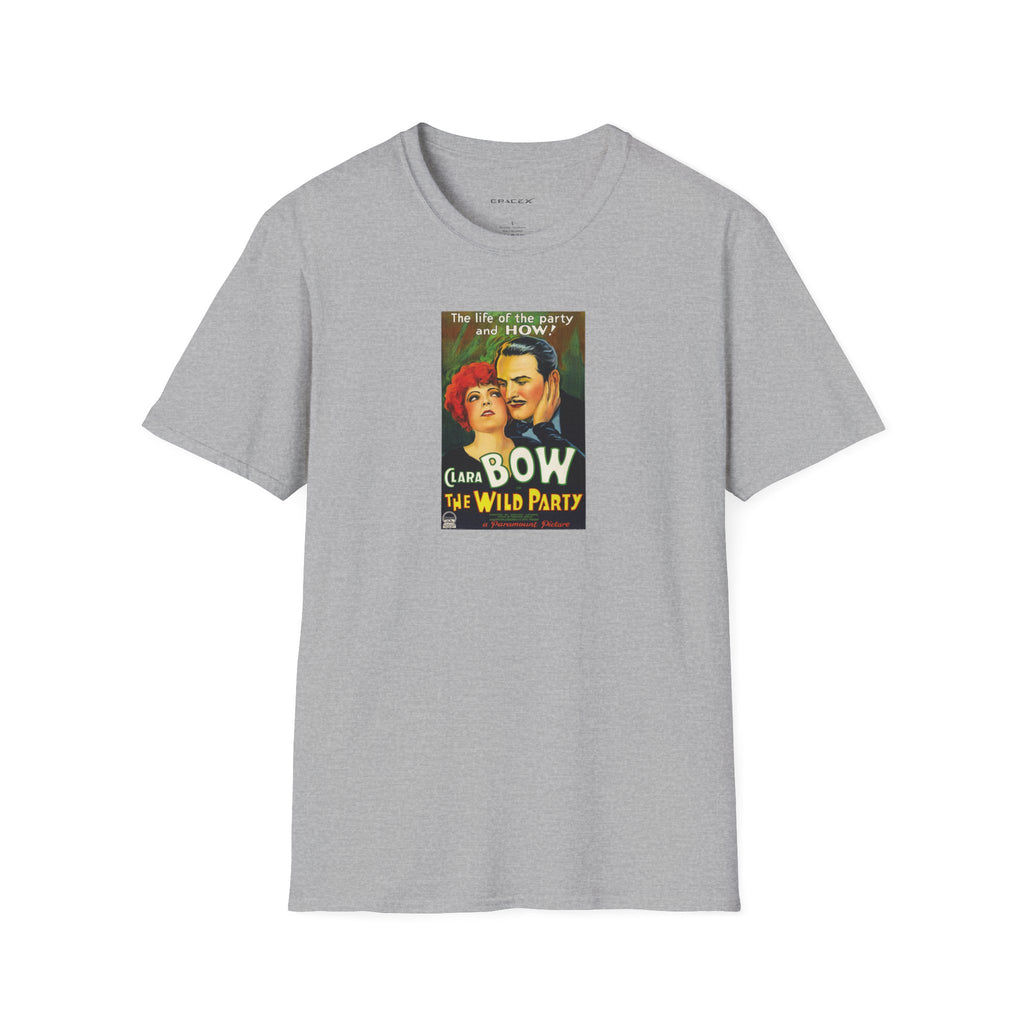 GraceX - Vintage Film Series Tees - The Wild Party Movie Poster Unisex T-Shirt | Retro Fashion Tee for Film Lovers, Gift for Cinema Fans, Unique Graphic Shirt, Casual Wear