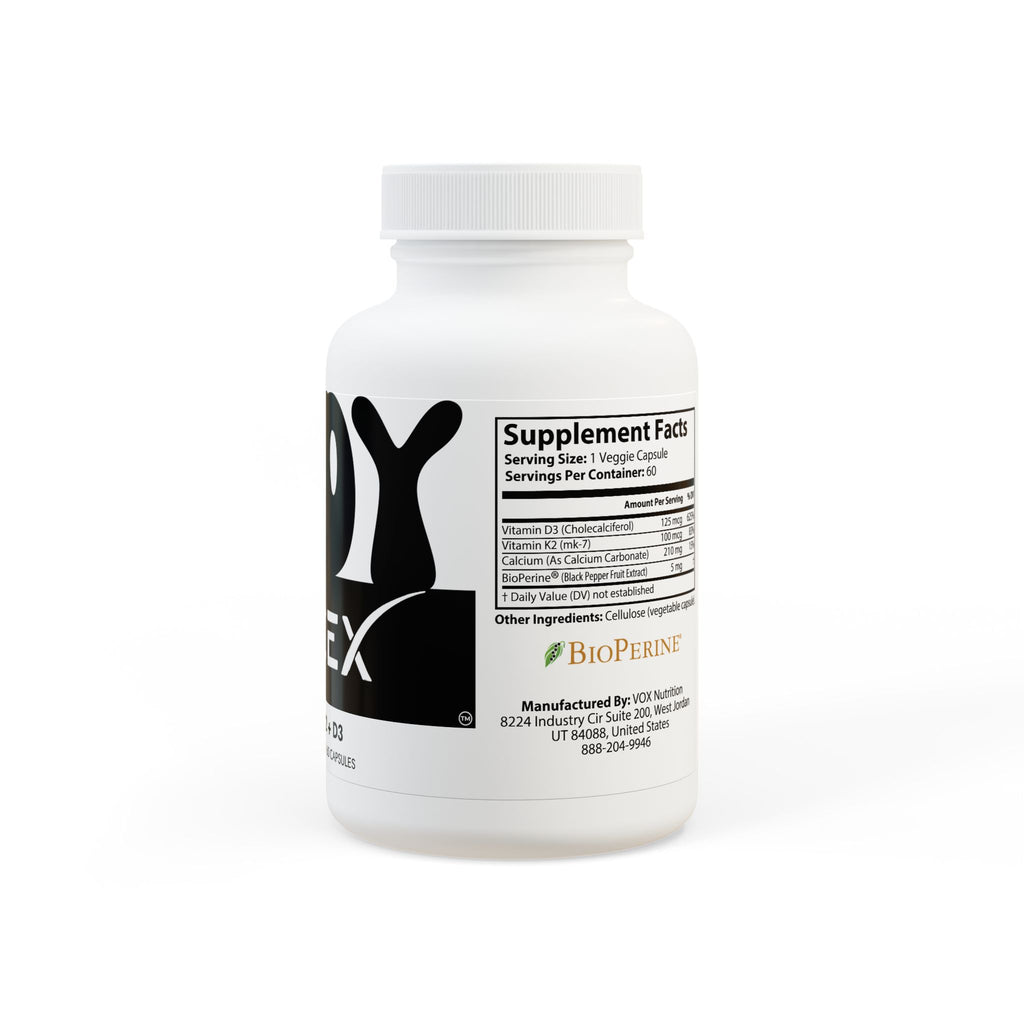 BODY by GraceX - Vitamin K2 + D3 Supplement (60 Capsules)
