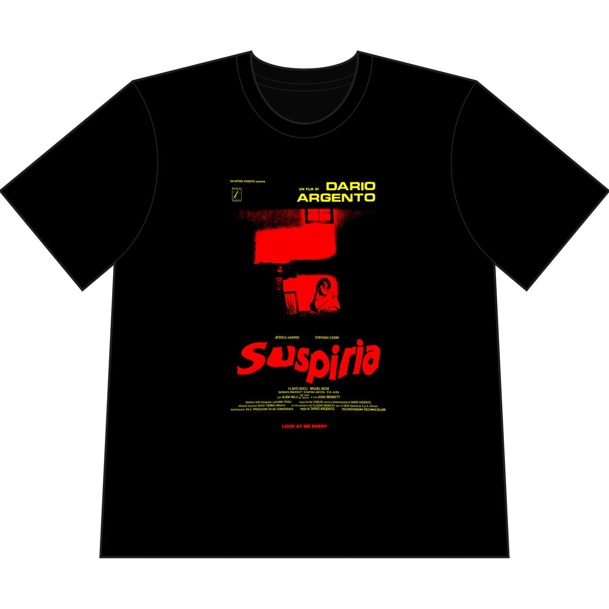 NIGHT FUEL - Suspiria Movie Poster Cropped T‑Shirt — Dario Argento Vintage Horror Tee