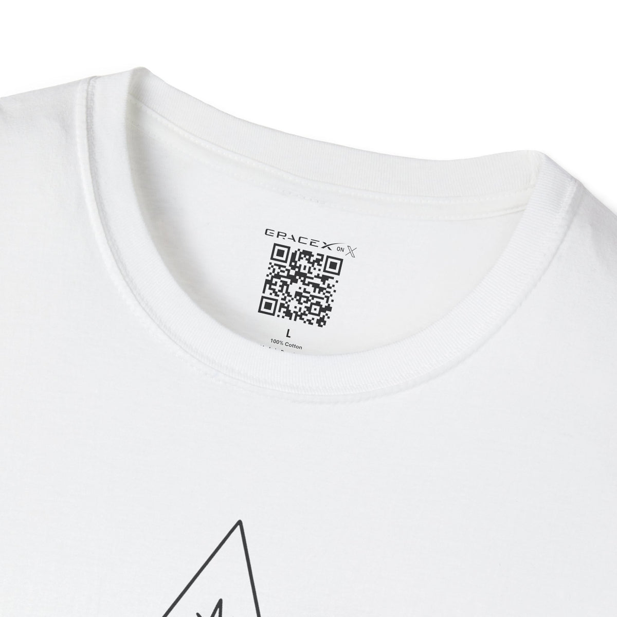 GRACEX — US SPACE FORCE - Sphinx Triangle Graphic T-Shirt — Minimalist Retro Logo Tee