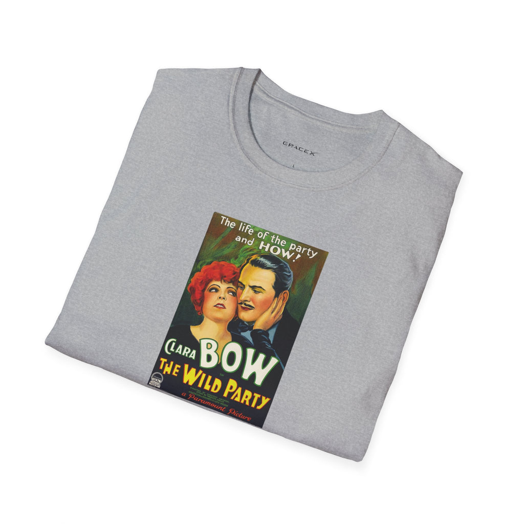 GraceX - Vintage Film Series Tees - The Wild Party Movie Poster Unisex T-Shirt | Retro Fashion Tee for Film Lovers, Gift for Cinema Fans, Unique Graphic Shirt, Casual Wear